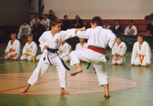 kizami karate sportowe Shotokan dzieci